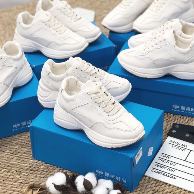 [Mã FASHIONG10 giảm 10k đơn từ 50k] Free ship Giày thể thao nữ , giày nữ đế nâu  Độn đế 5P Chất đẹp Hàng quảng châu Verygood Ha Noi