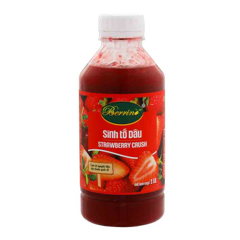 Sinh tố Berrino Dâu chai 1L