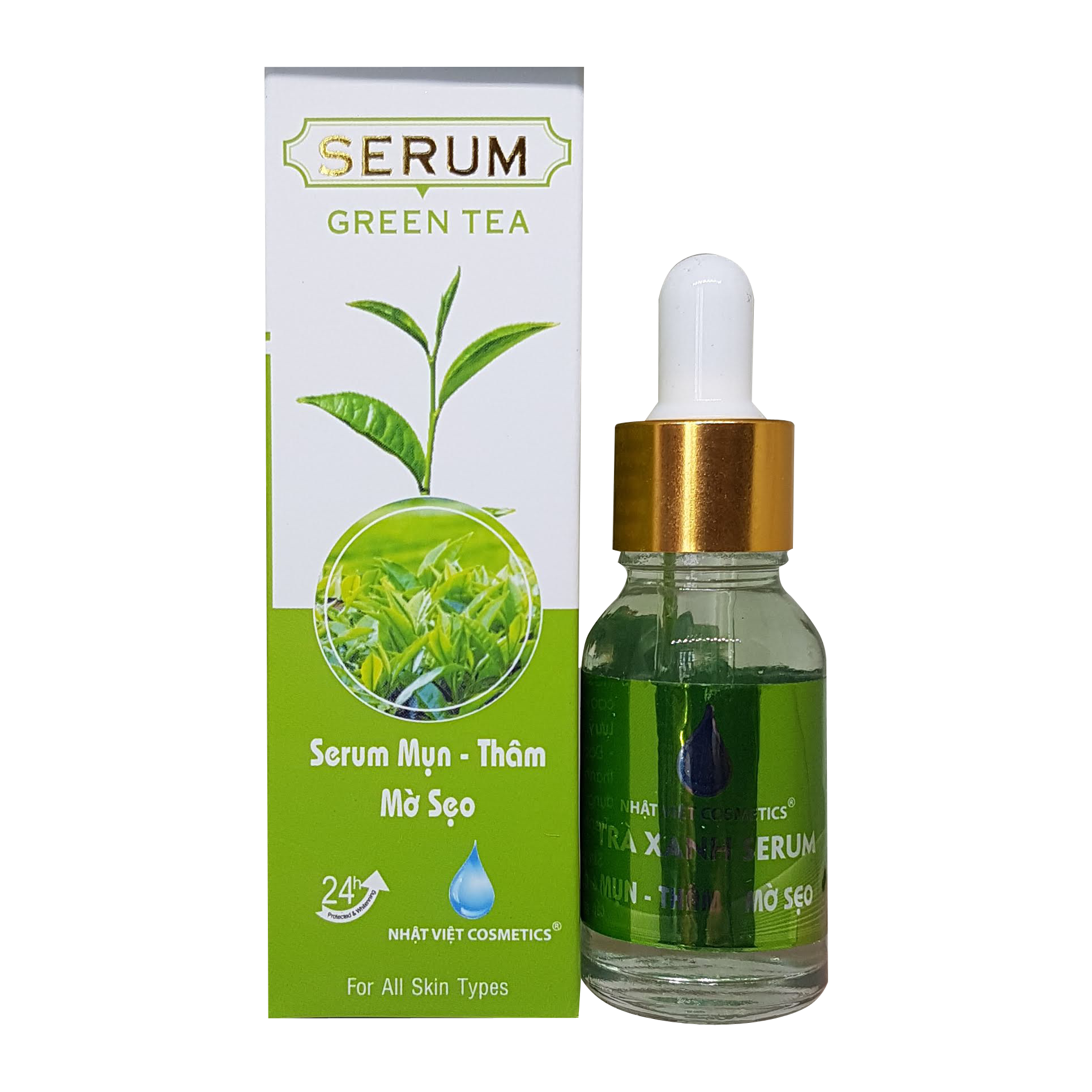 Serum trà xanh mụn xóa thâm mờ sẹo 15ml