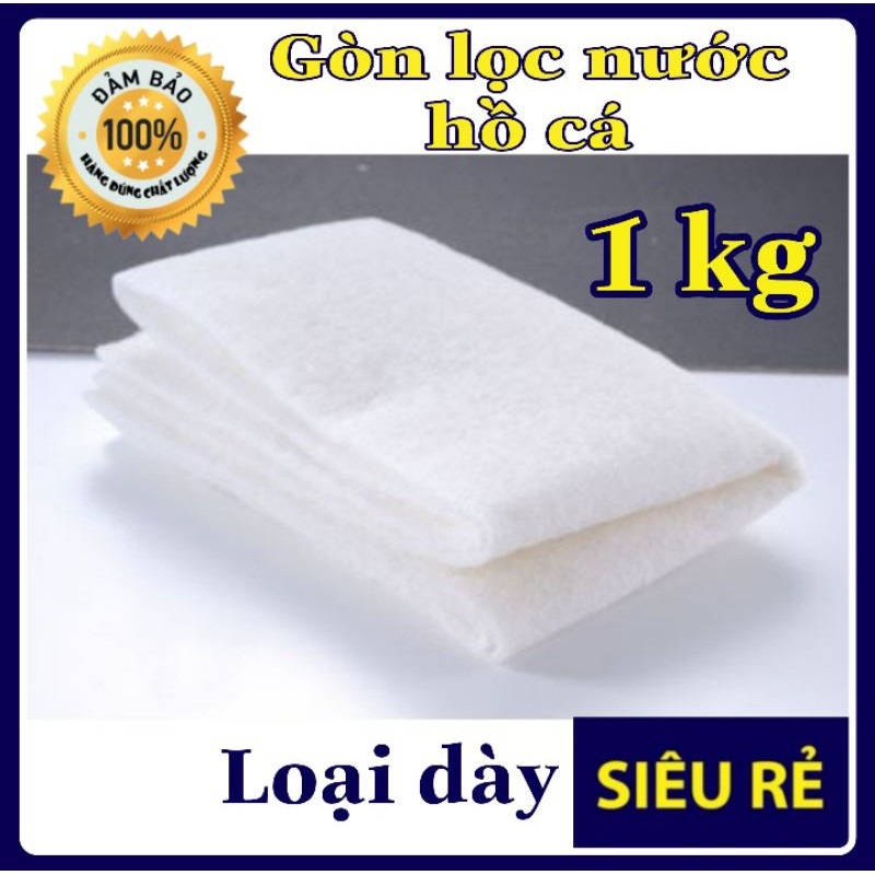 Bông Lọc Nước Hồ Cá 1kg Loại Tốt - Bông Gòn Kí Tiết Kiệm