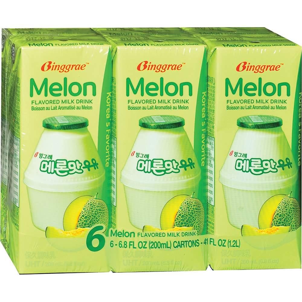 Sữa dưa lưới Binggrae lốc 6 hộp x 200ml