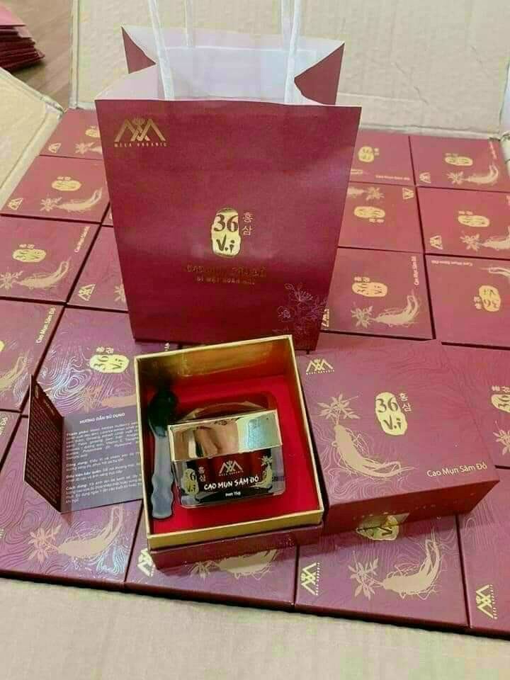 Cao mụn sâm đỏ 36 vị