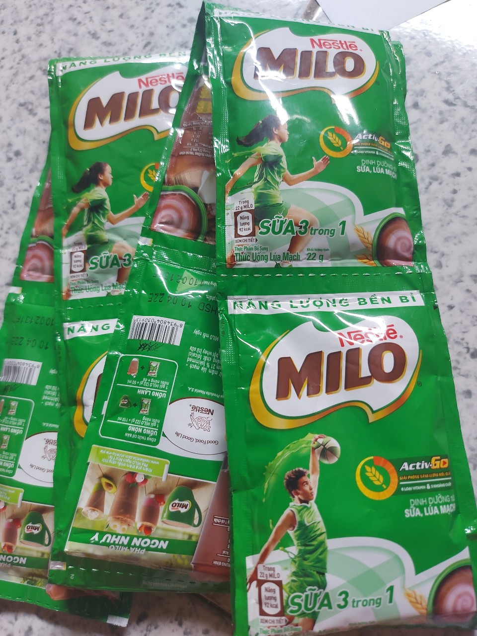 Sữa bột MiLo, Thức uống dinh dưỡng (Dây 10 gói x 22g)
