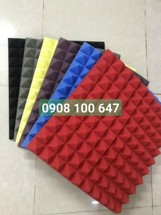 Mút cách âm mẫu kim cương gai kim tự tháp nhiều màu loại 1