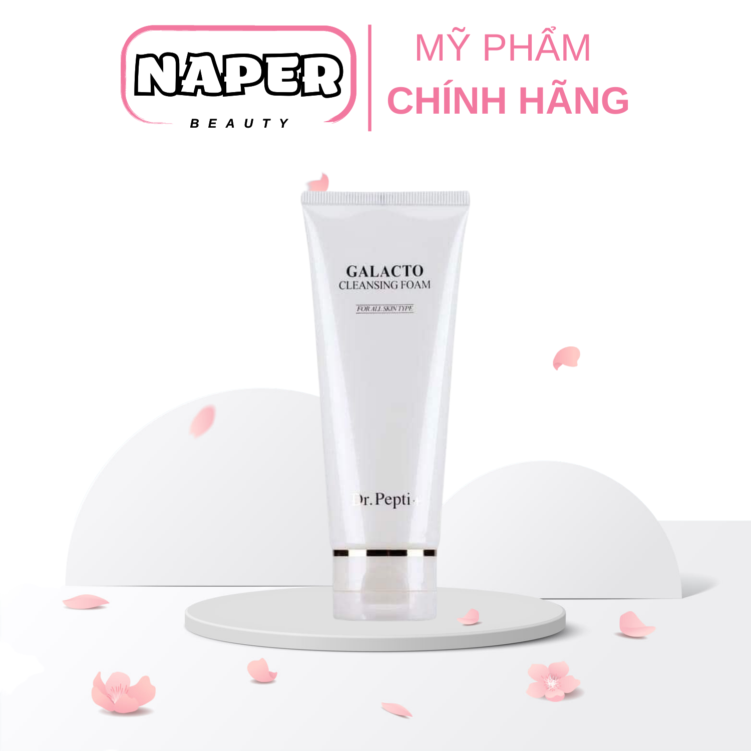 Sữa rửa mặt dưỡng trắng dr.pepti+ galacto 110ml
