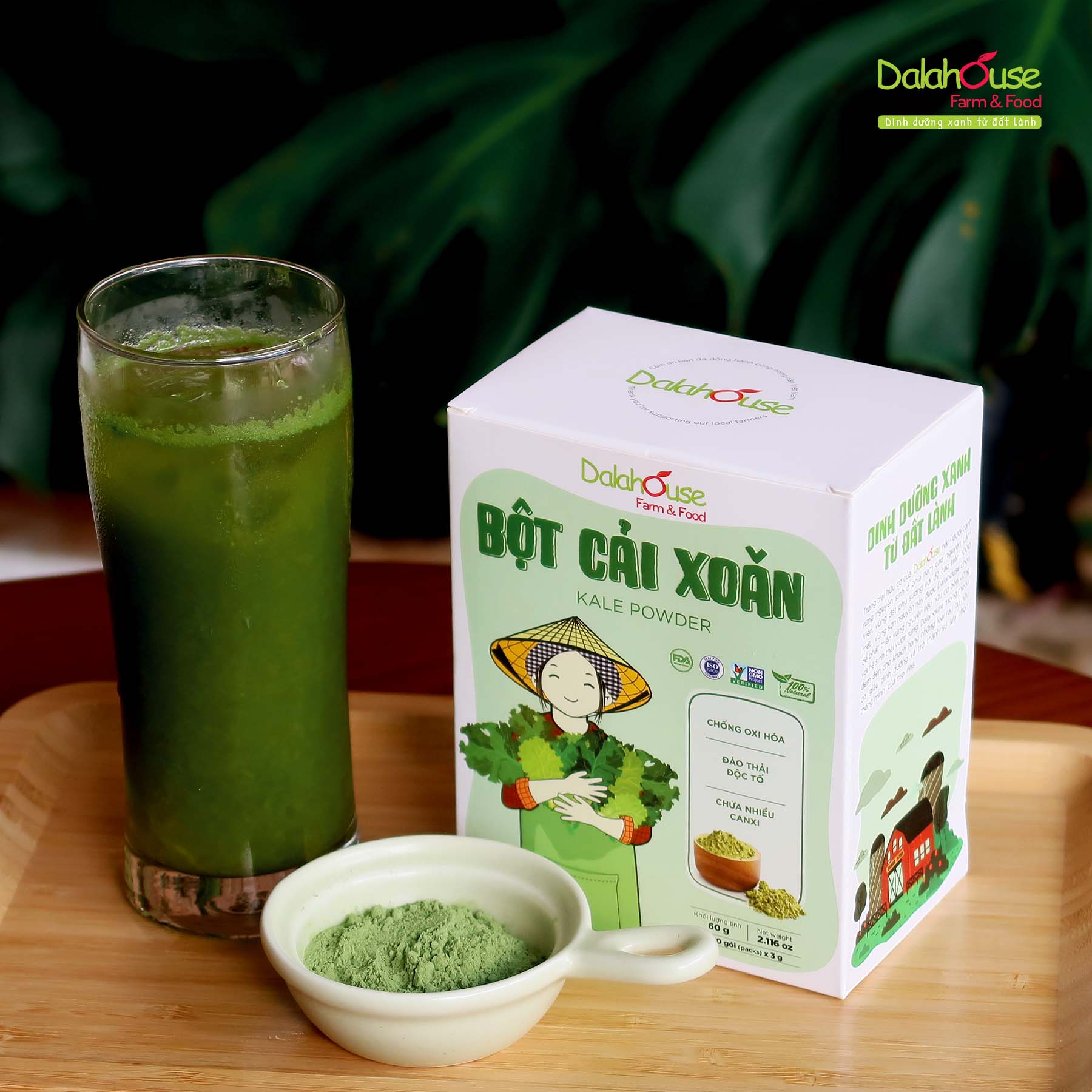 Bột Cải Xoăn Dalahouse 60g/120g