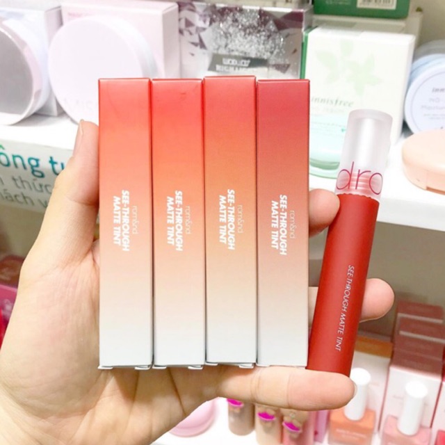 Son kem lì siêu mịn Romand See Through Matte Tint cam kết hàng đúng mô tả chất lượng đảm bảo an toàn đến sức khỏe người sử dụng