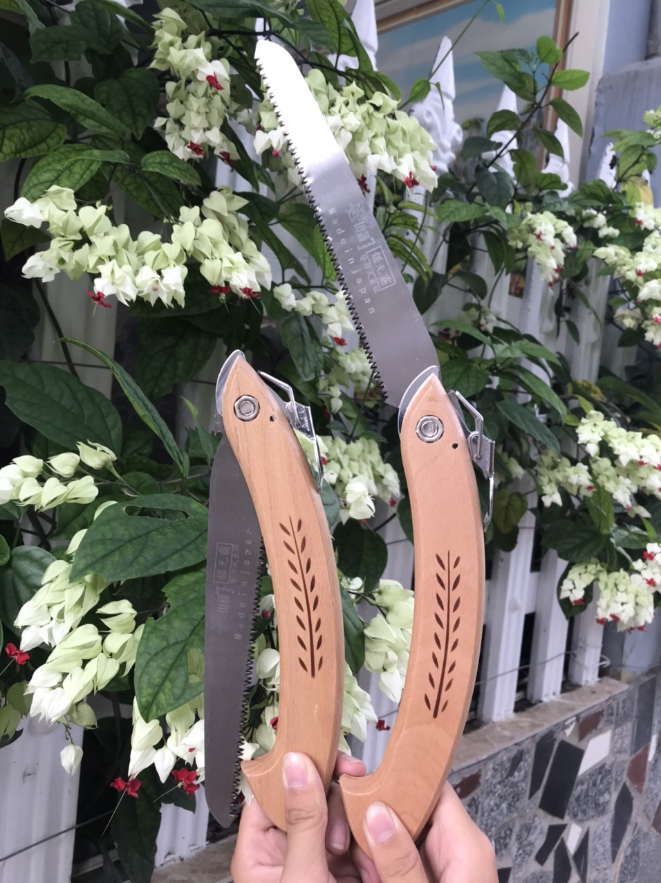 Cưa xếp cán gỗ cực kỳ sắc bén, Thép Nhật SK5