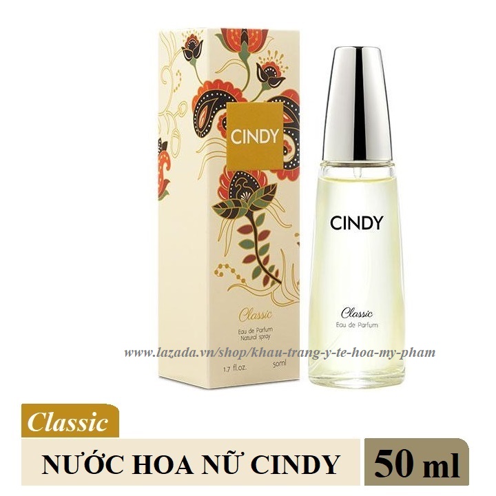 [HCM]Nước hoa Cindy Classic 50 ml - hương cổ điển