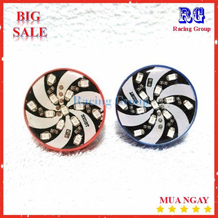 Đèn xoay led xe máy 7 màu gắn đuôi xe