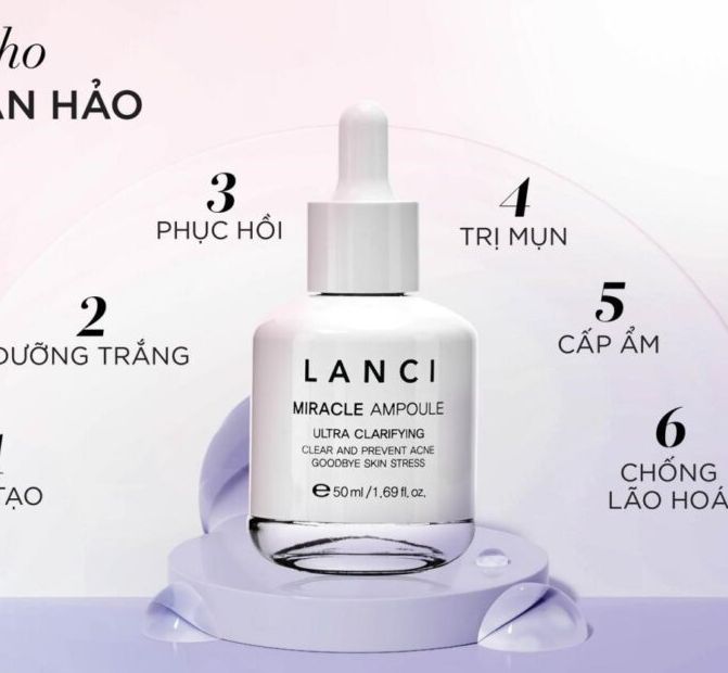 Siêu phẩm serum miracle ampoule lanci 50ml