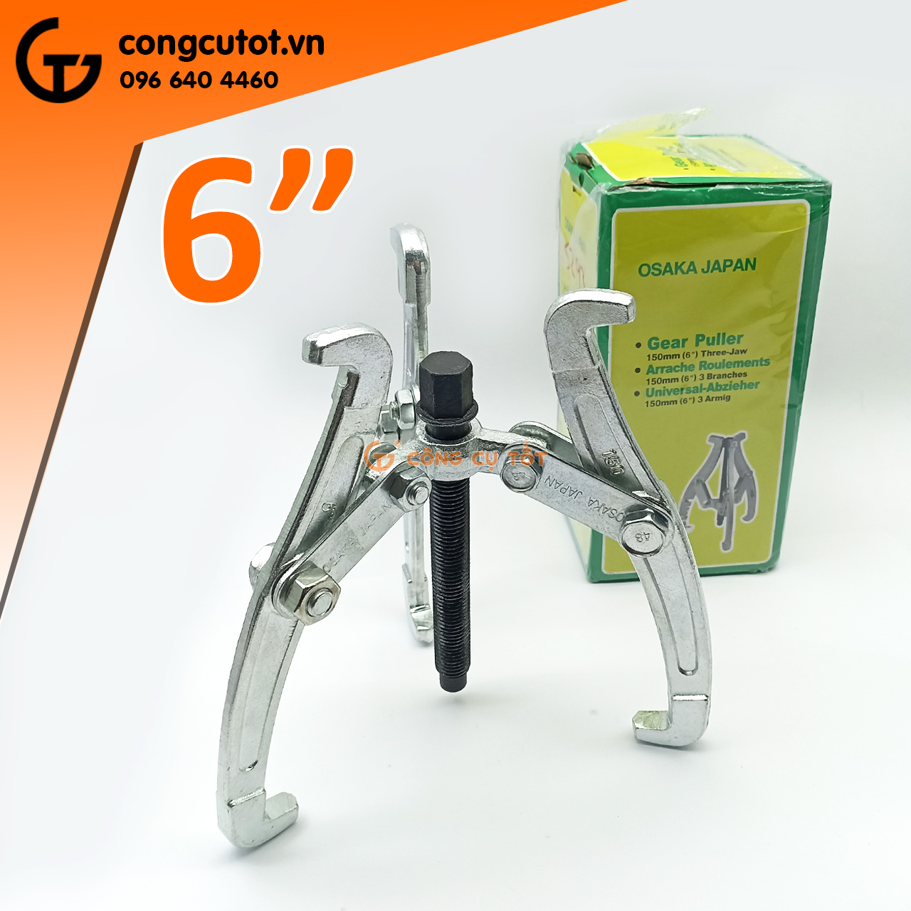 Cảo 3 chấu - vam 3 chấu osaka nhật bản, trung quốc, ls size tùy chọn