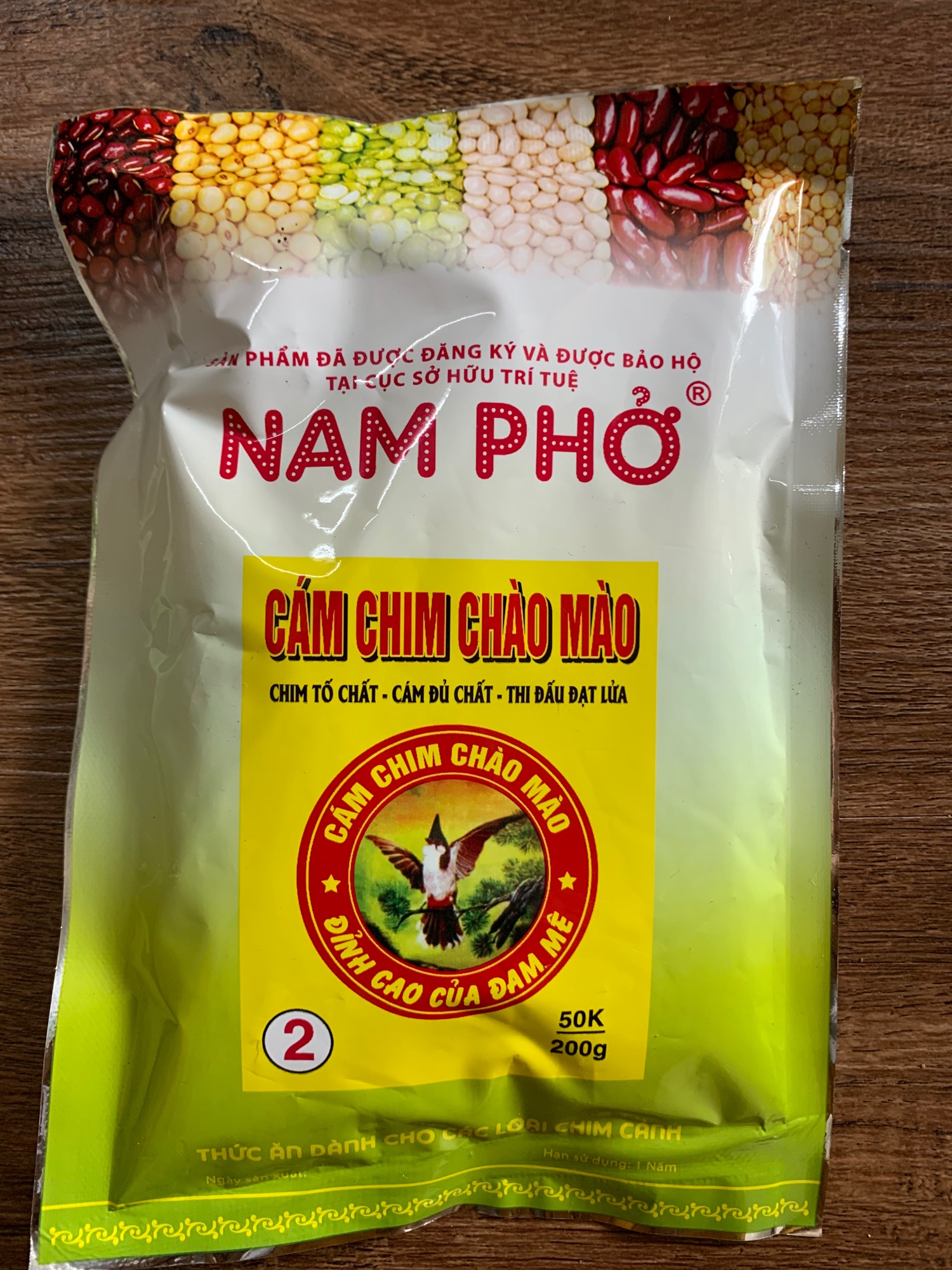 Thức ăn cho chim chào mào số 2 Nam Phở 200g