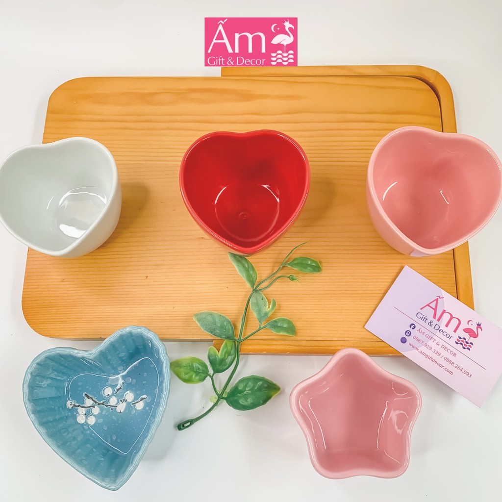 Bát Sứ Ăn Dặm Hình Học Dễ Thương - Chén Cao Cấp An Toàn Cho Bé Tập Ăn - Mẹ Yên Tâm Khi Cho Bé Sử Dụng Trong Mỗi Bữa Ăn Ấm Gift Decor