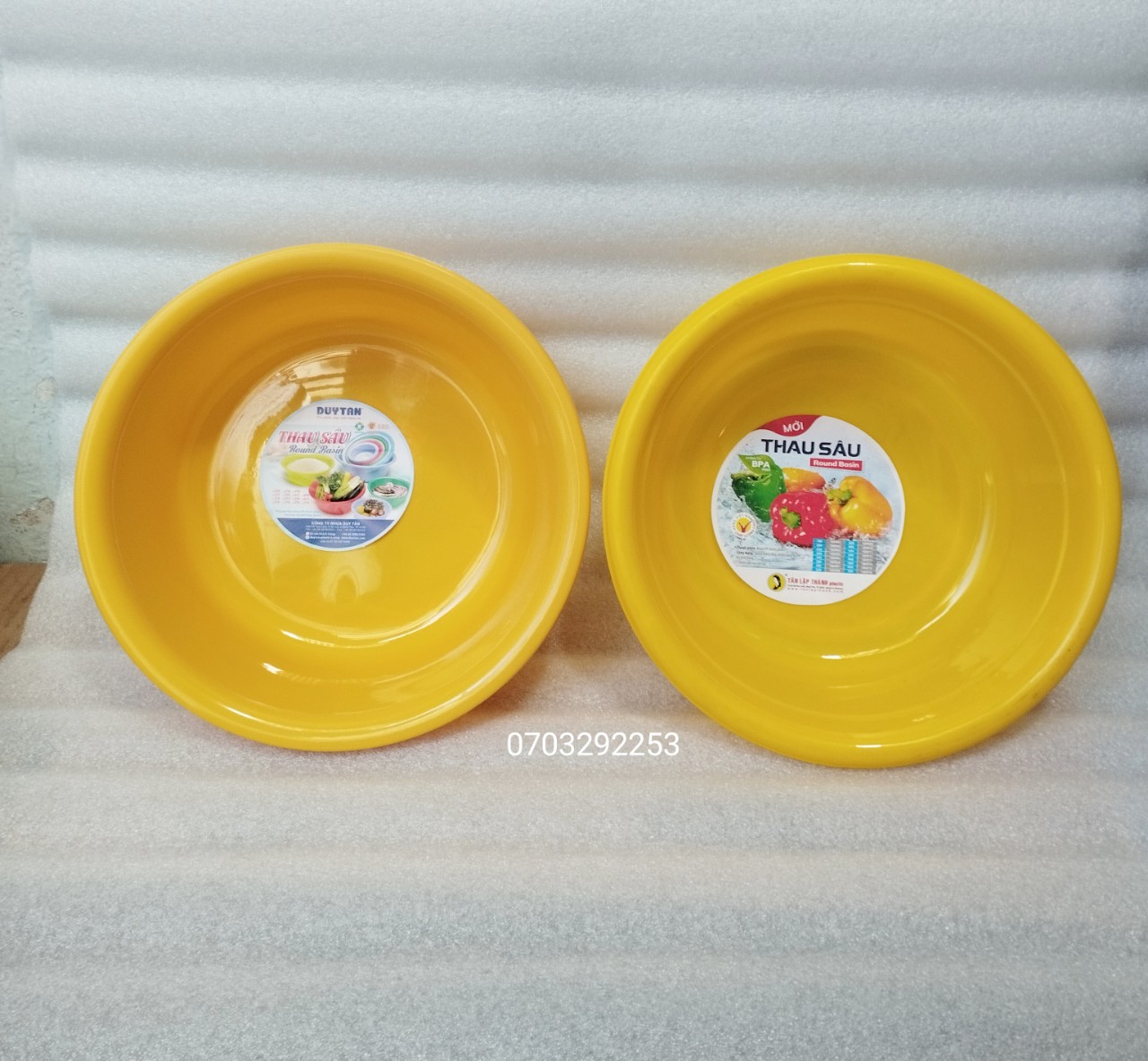 (HCM) Thau nhựa 2T4 duy tân (1c/ 2c/ 5c) (Đk - 23cm)