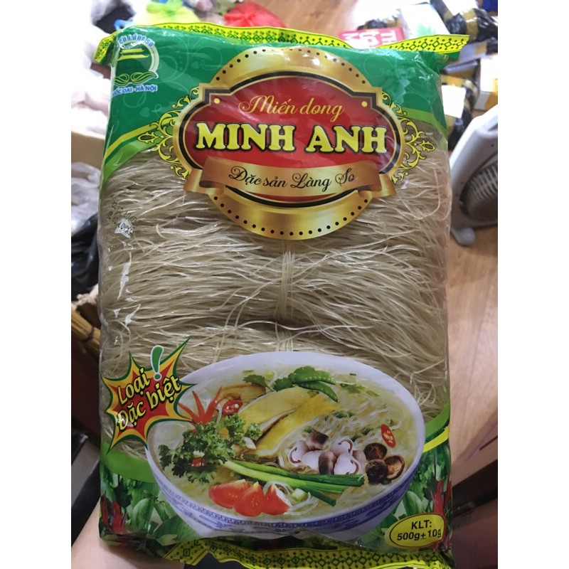 Miến dong đặc sản làng so: mềm - dẻo - không sạn nát gói 500g