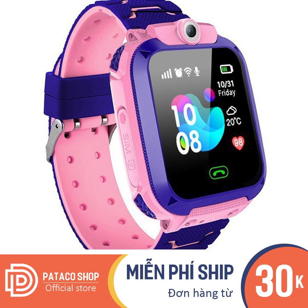 Đồng hồ định vị trẻ em thông minh Q12N nghe gọi 2 chiều , theo dõi và bảo vệ bé 24/24 chống nước cực tốt