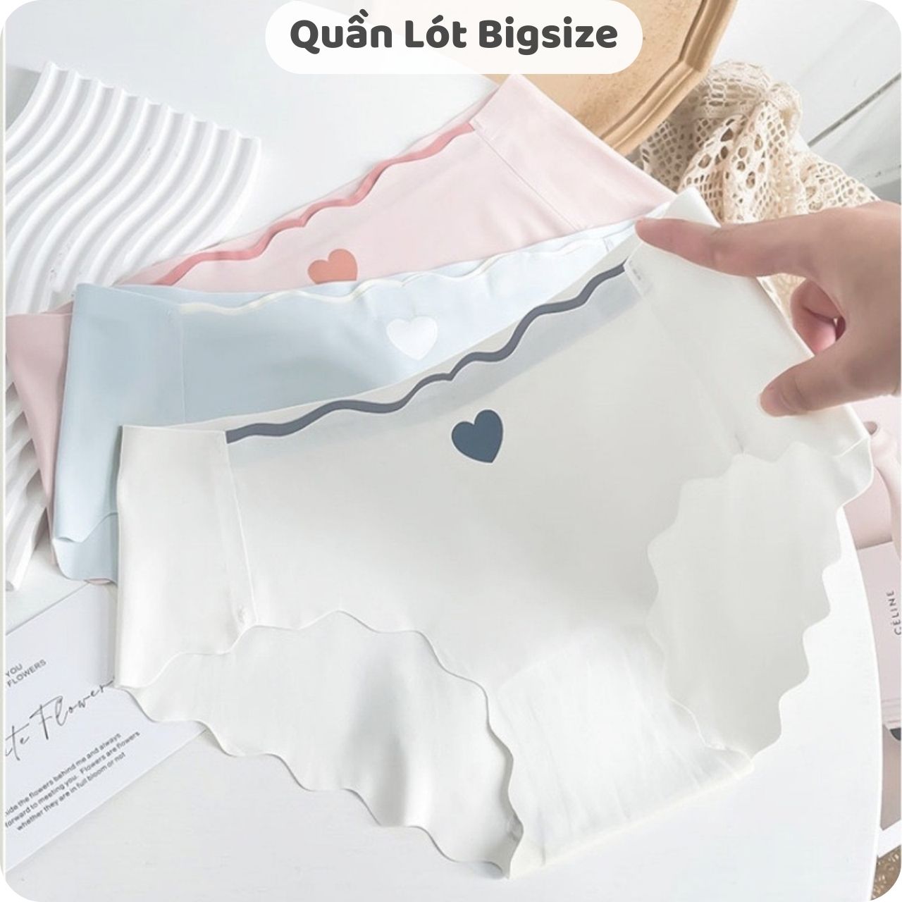 Set 5c quần lót Bigsize su đúc không viền