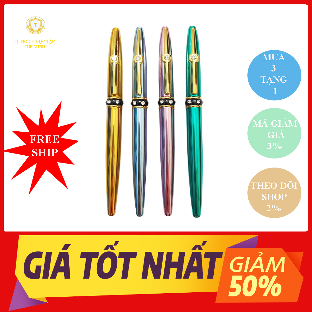 [HCM]Bút Máy Luyện Chữ Ouguwen 873, Ngòi Kim Tinh Lá Tre ,Tạo Nét Thanh Đậm Tự Nhiên,Ngòi Không rỉ -Dụng cụ học tập Tuệ Minh