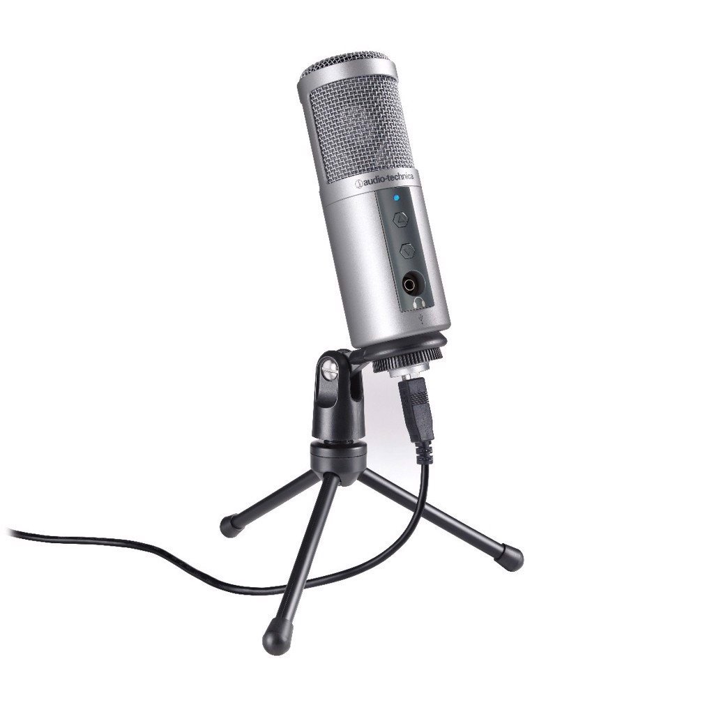 Micro USB condenser thu âm chuyên nghiệp cho máy tính | Audio Technica ATR2500-USB