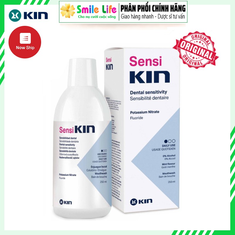 Nước súc miệng ê buốt - sensikin ® 250 ml - cho răng nhạy cảm, ê buốt