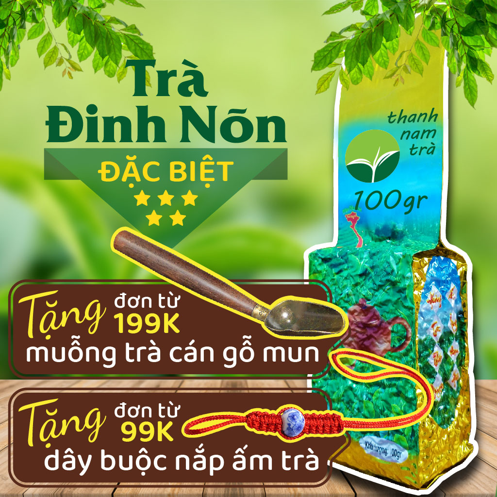 Trà đinh nõn đặc biệt 100g chè Thái Nguyên Tân Cương trà xanh đặc sản trà bắc trà mạn, bảo hành 6 tháng đổi trả