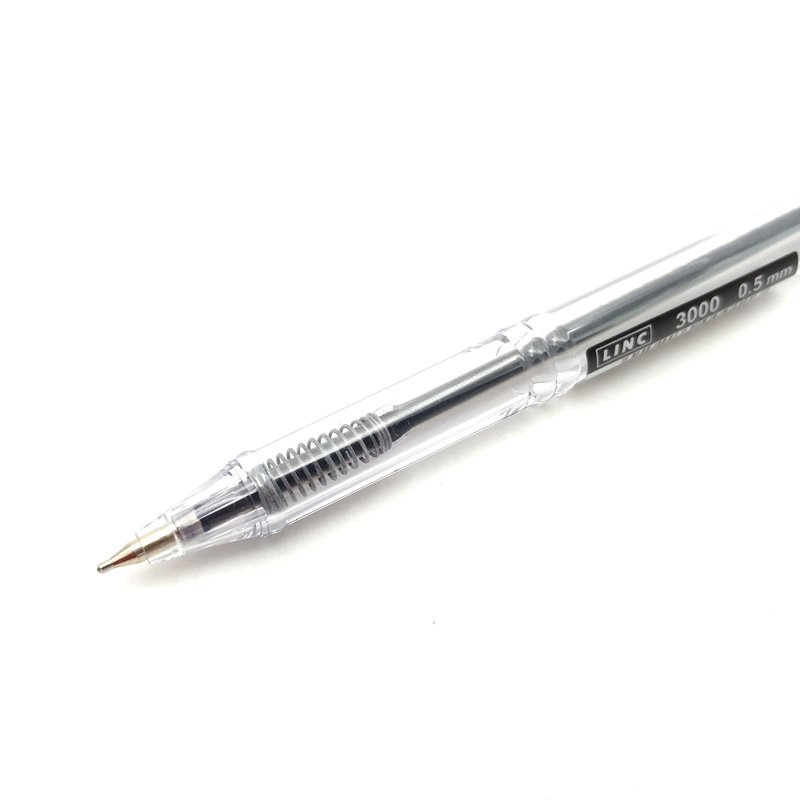 Bút bi bấm linc 3000 0.5mm tip top ball pen viết rất mượt, ấn độ