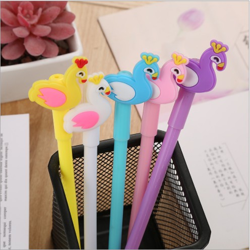 Conbo 5 bút bi hình thiên nga dễ thương gía sỉ