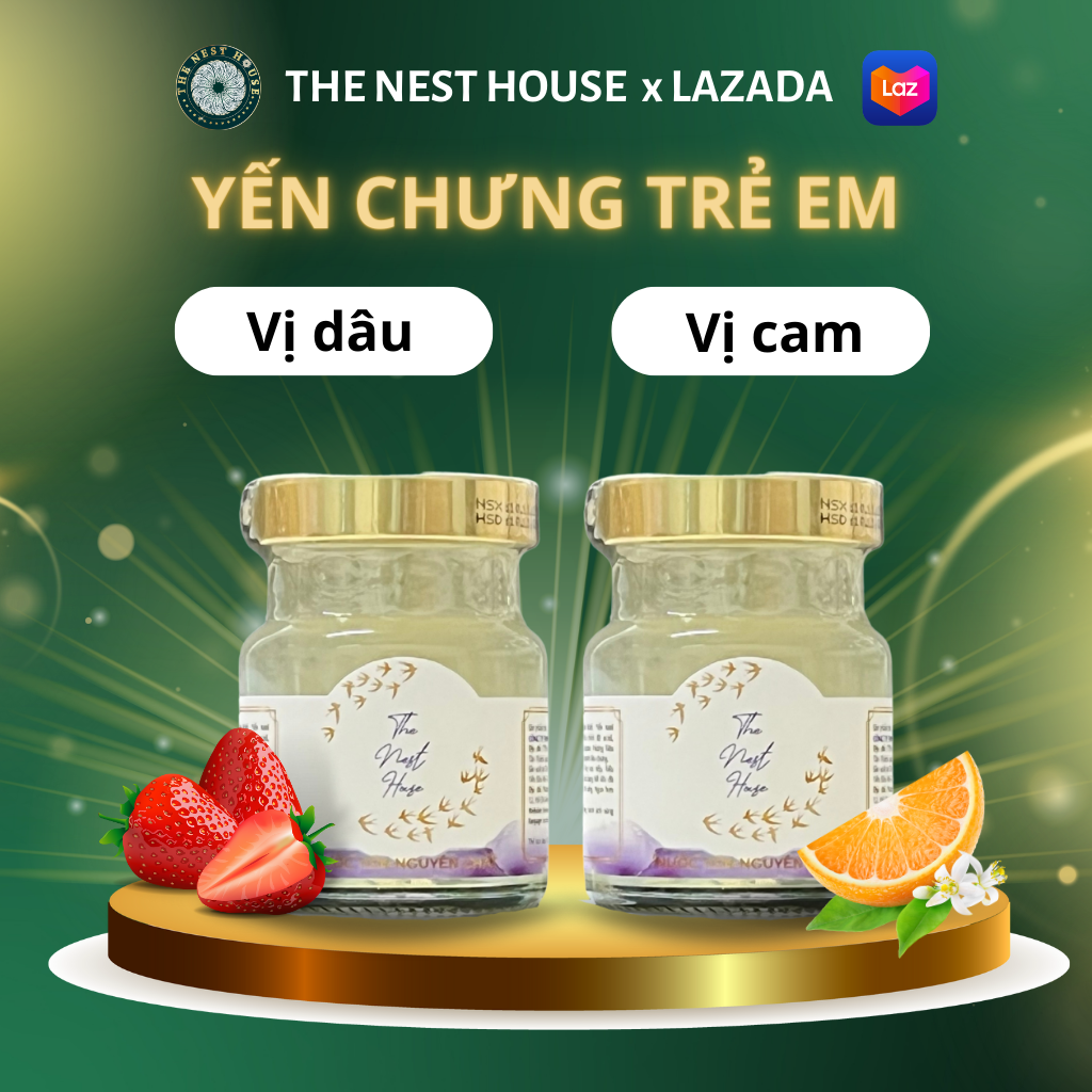 Yến Chưng Cho Trẻ Em Yến Sào Khánh Hoà Cho Bé Trên 1 Tuổi The Nest House