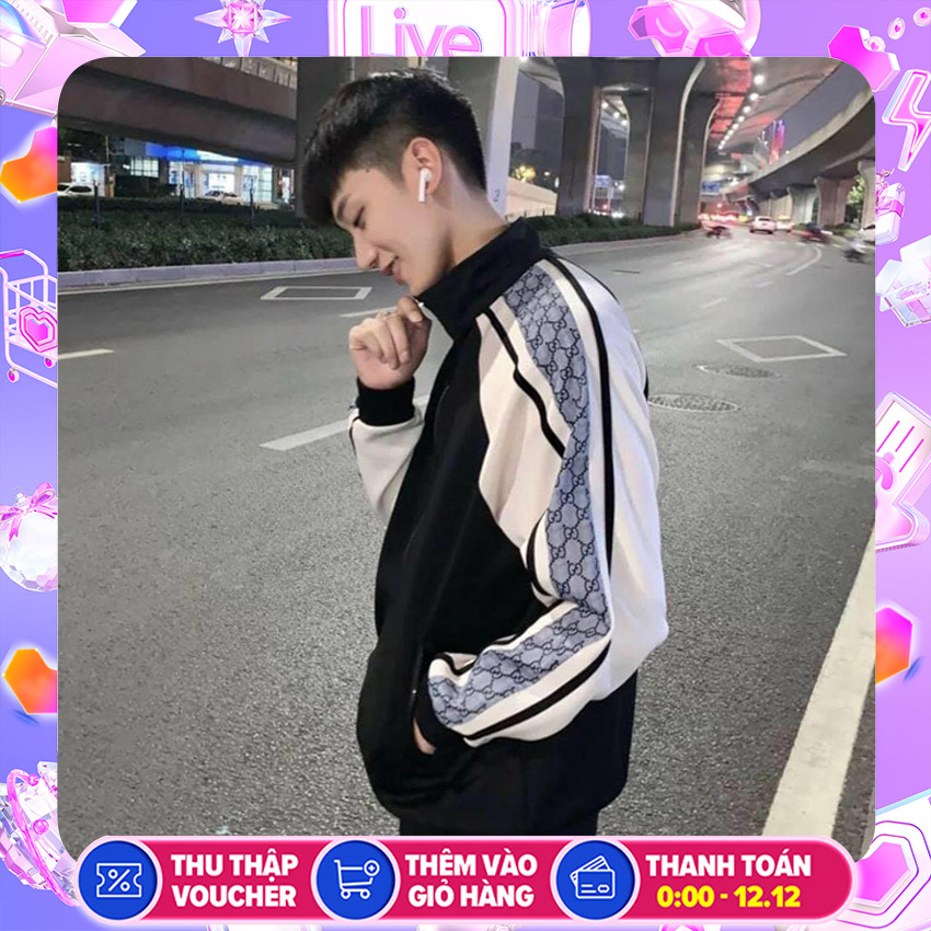 Áo Khoác G.C Viền Hoa Văn Cực Chất H&H CLOTHES - Áo Nam Nữ Chất Liệu Không Xù Siêu Thoải Mái Đủ Size Lựa Chọn -Áo Nam Nữ Kèm Ảnh Thật