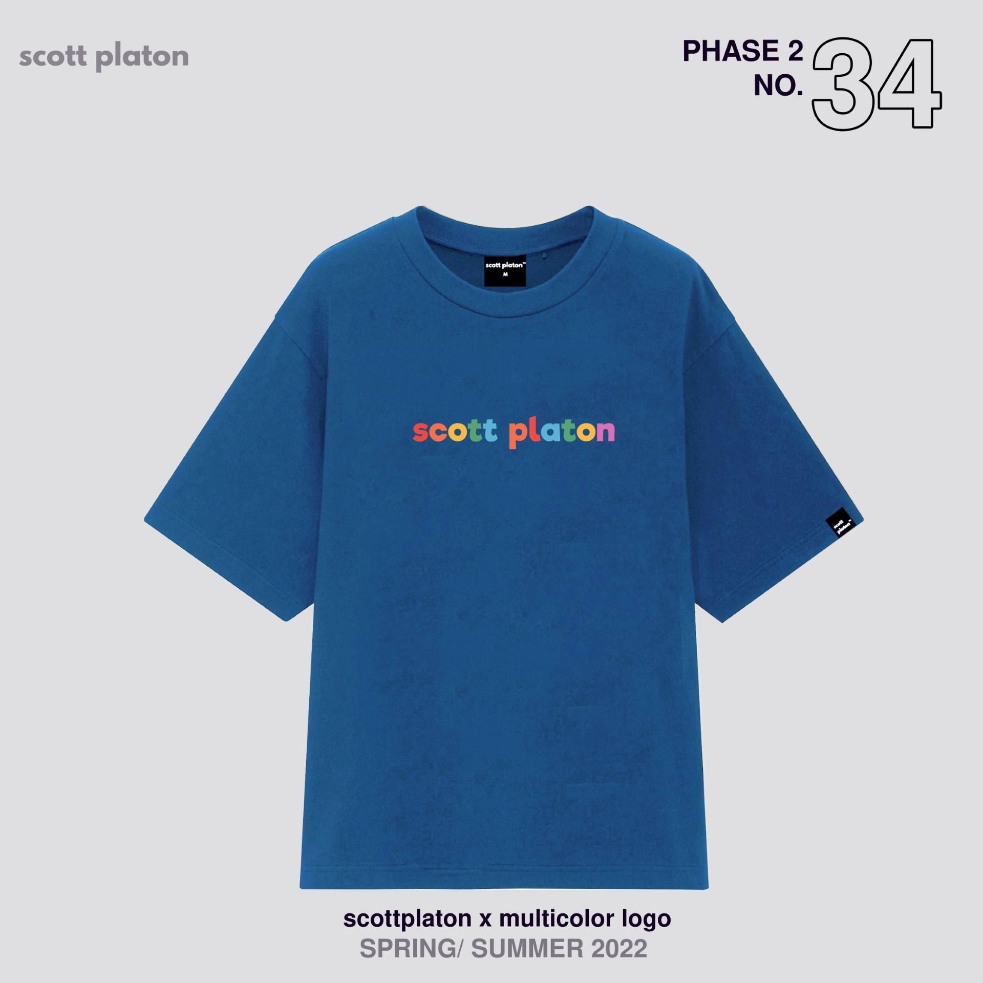 Scott Platon Áo thun Color Logo - Chất liệu cotton dày dặn đứng form