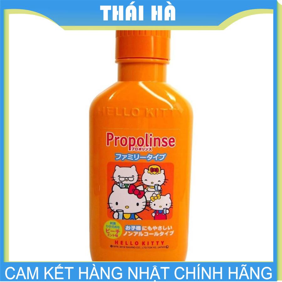Nước Súc Miệng Propolinse Màu Cam Dành Cho Trẻ Em Diệt Khuẩn Chống Hôi Miệng Làm Trắng Răng