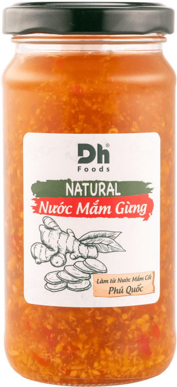 Natural nước mắm gừng 200ml - dh foods