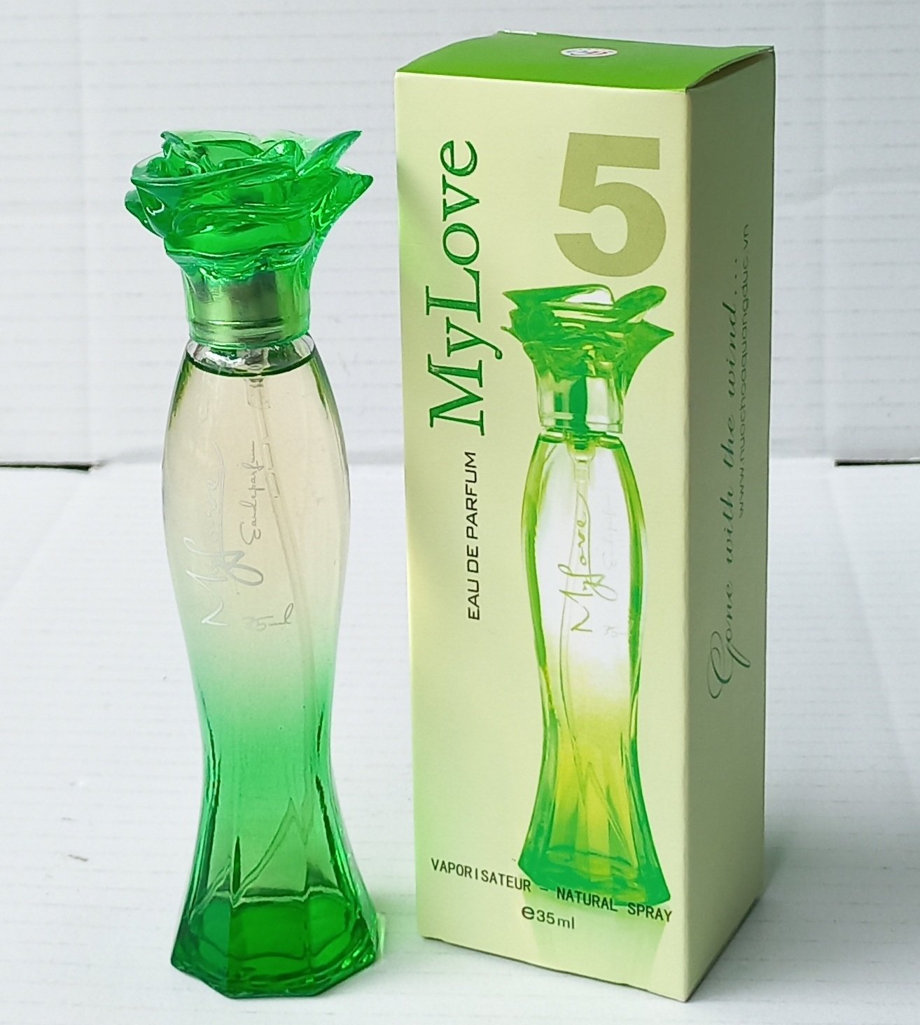 NƯỚC HOA NỮ MY LOVE 35ML  #05  XANH LÁ dầu thơm my love hương thơm thuần khiết