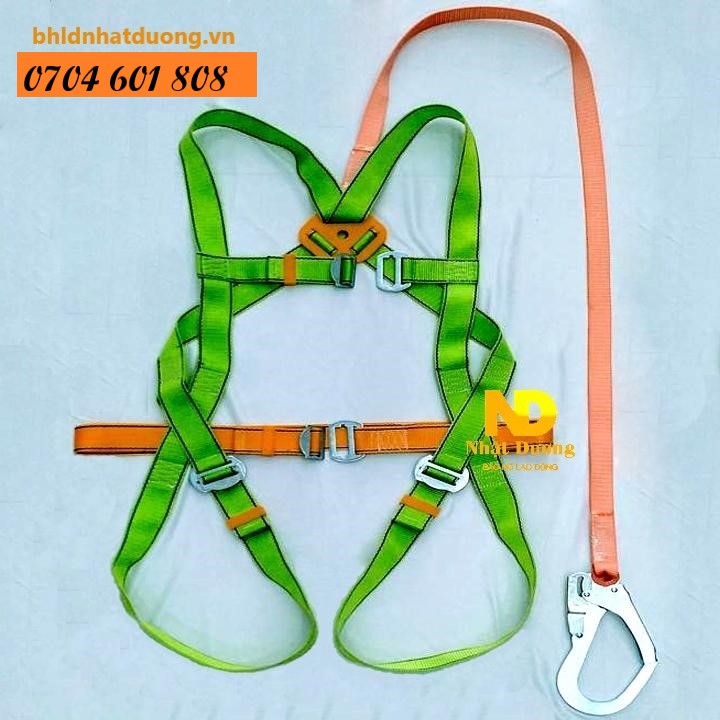 Dây an toàn toàn thân 1 móc sắt giá rẻ hptt1-pps