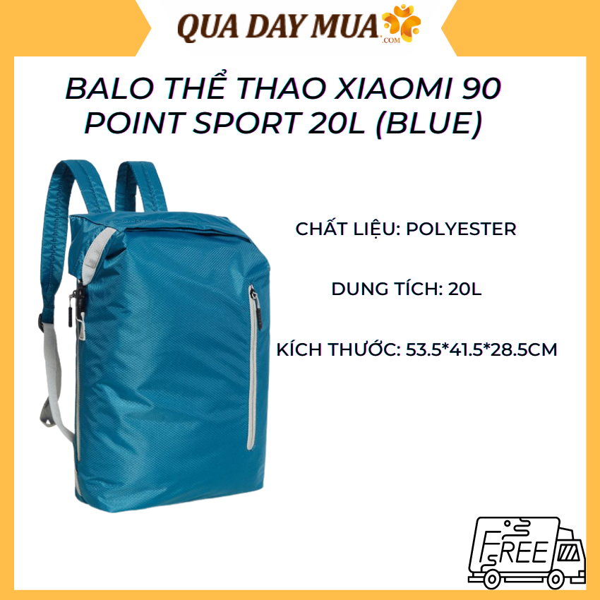 Balo thể thao Xiaomi 90 Point Sport 20L - Hàng chính hãng