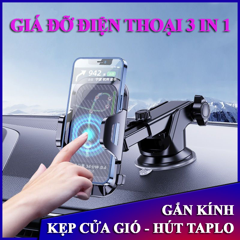 Giá đỡ điện thoại 3 trong1 đa năng kéo dài