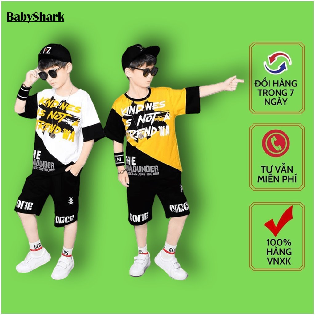 [HCM]Quần Áo Trẻ Em Nam Babyshark thời trang bé trai phong cách hàn quốc ( 157- 158 )