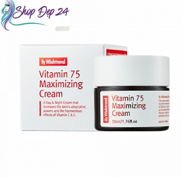 Kem Dưỡng Vitamin 75 Maximizing Cream By Wishtrend
