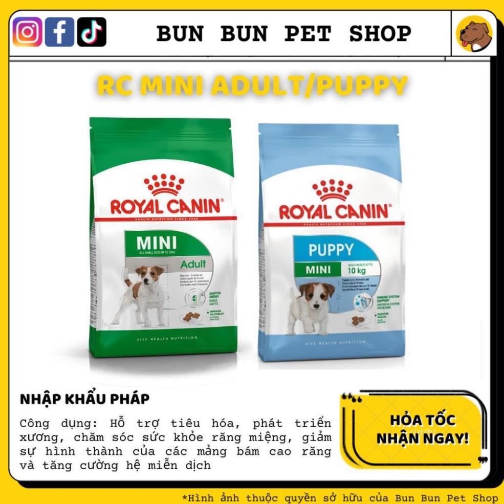 1kg REPACK Hạt khô Royal Canin Mini Puppy Adult dành cho chó