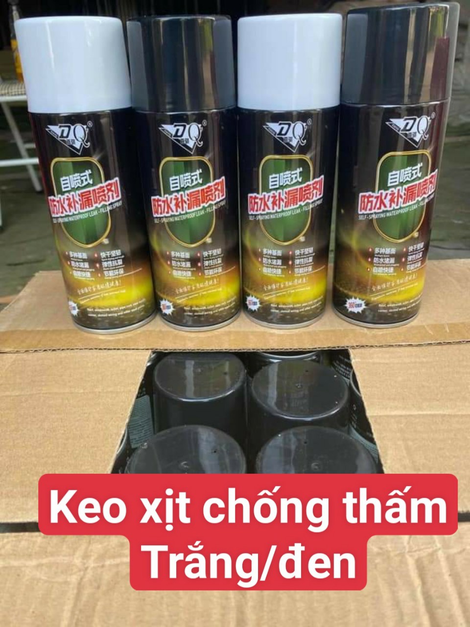 [HCM]Keo Xịt Chống Thấm DQ  Dung Tích 450ml Keo Chống Thấm Công Nghệ Nhật Bản Thuận tiện Và Nhanh Chóng.