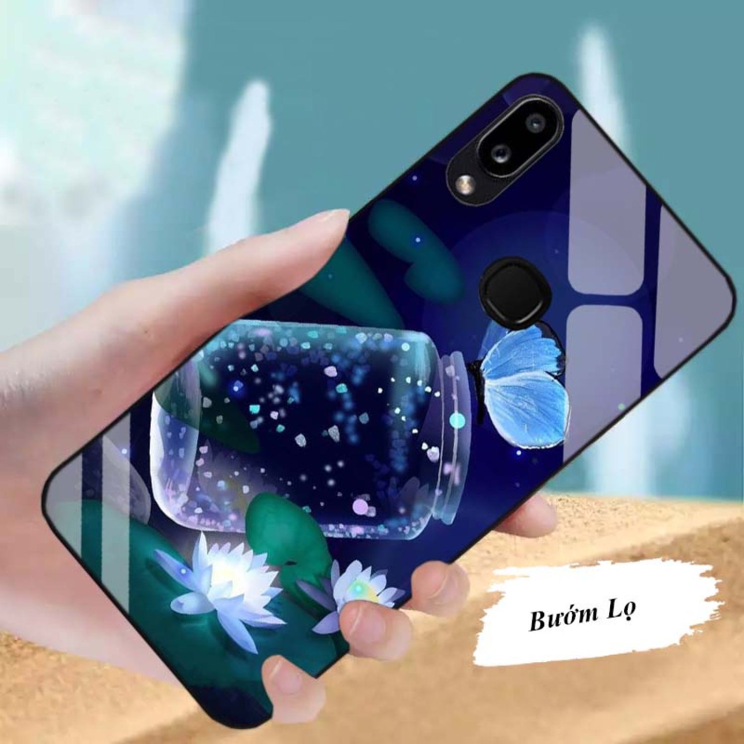 Ốp SAMSUNG A10, A10S, A20, A30, M20 Lưng Kính Cường Lực Cao Cấp Mới ƞhất