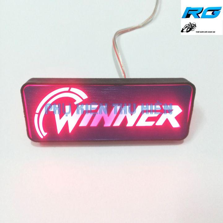 Chữ led winner gắn đuôi dè xe máy - màu đỏ