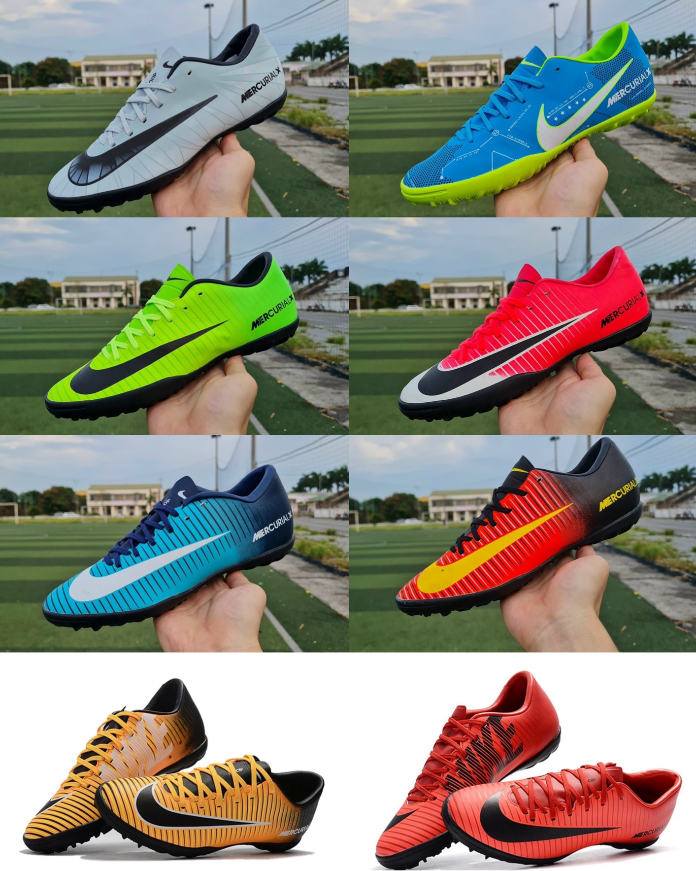 Giày Bóng Đá Mercurial Vic6 -Tặng kèm tất túi rút