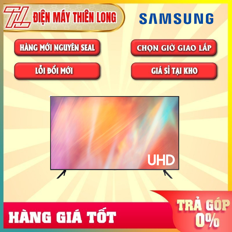 Smart tivi samsung 4k 43 inch ua43au7700 - crystal processor 4k; hdr; hdr 10+; hlg; pur color; uhd dimming; auto motion plus tizen os - trả góp 0% - giao toàn quốc - ngoài hcm tính phí