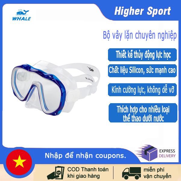 Whale MK900 kính bơi người lớn bơi chống sương mù chống uv Kính bảo hộ hồ bơi nước có tầm nhìn rõ ràng