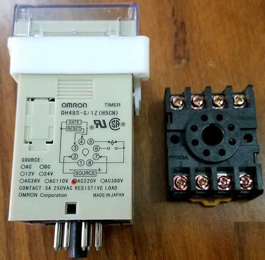 Timer DH48S, Relay Thời Gian Omron DH48S
