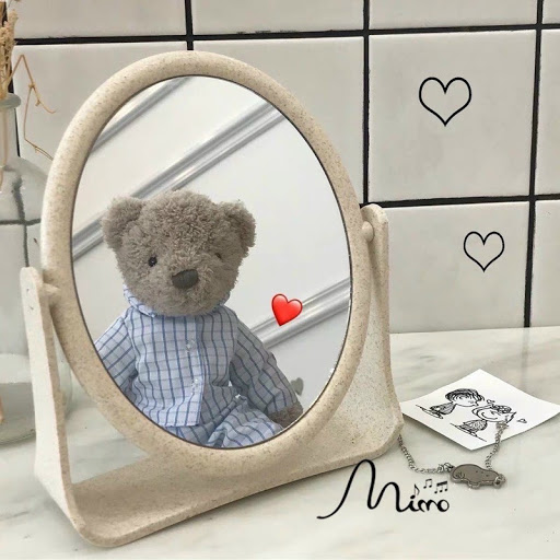 [HCM]GƯƠNG VUÔNG TRÒN XOAY 360 ĐỘ BẰNG LÚA MẠCH- GƯƠNG SOI TRANG ĐIỂM TIỆN DỤNG NHỎ GỌN XOAY 360- GƯƠNG ĐỂ BÀN NHỎ GỌN XINH XẮN