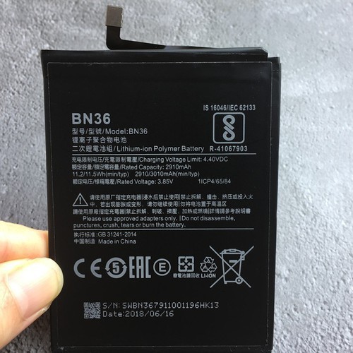 Pin điện thoại xiaomi mi6x bn36