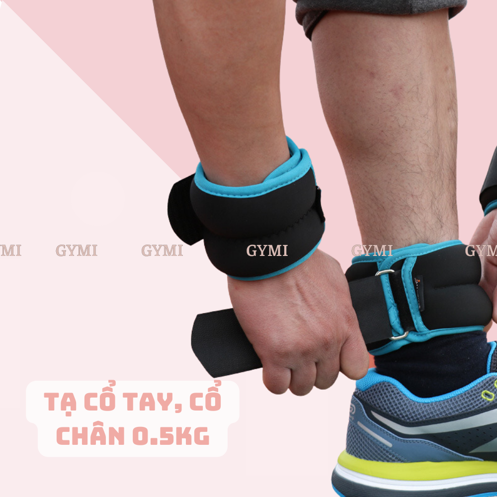 Tạ Đeo Chân Tay GYMI Chạy Bộ Tập Gym Chơi Thể Thao 0.5kg